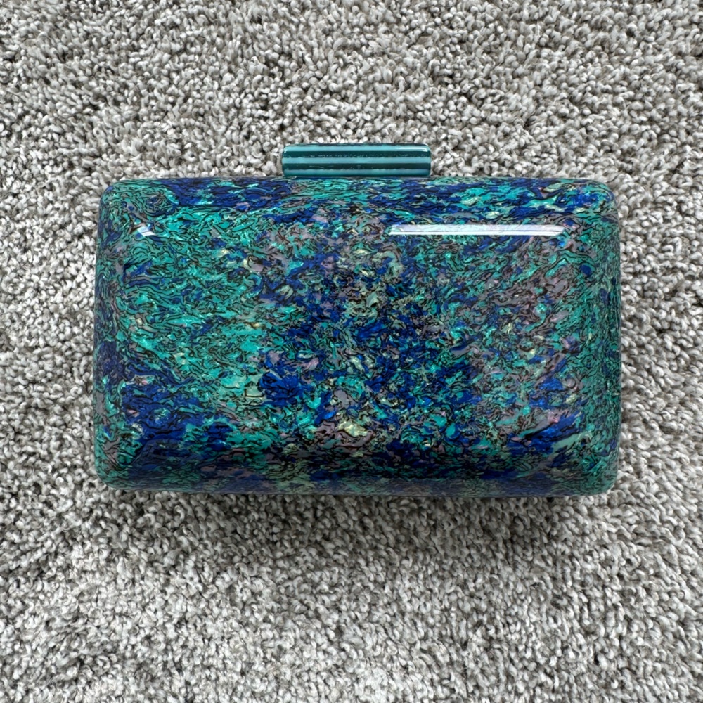 Amazon Blue and Green Clutch